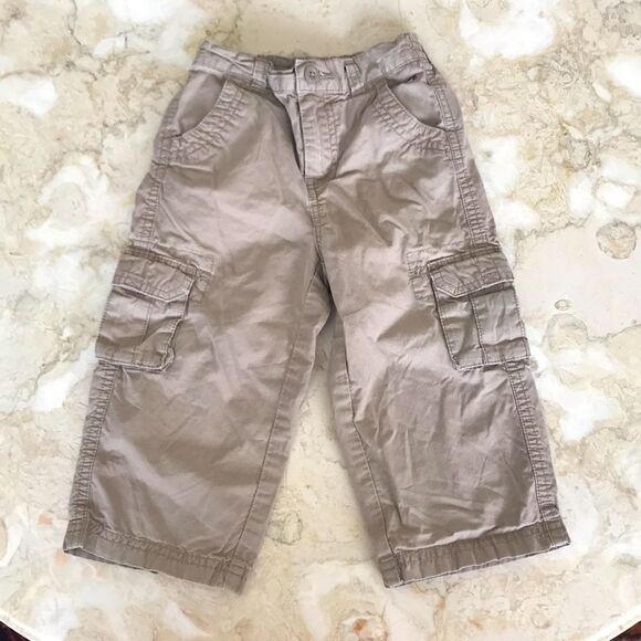 Tommy Hilfiger Khaki Cotton Cargo Pants - Picture 1 of 8